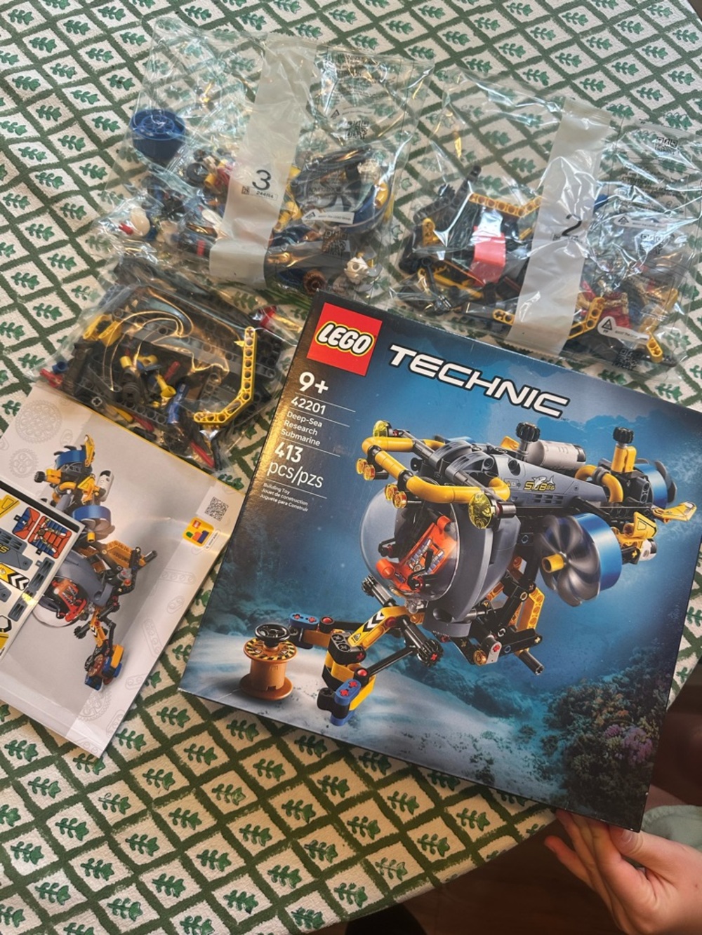 Lego Technic Deep-Sea Submarine Set - Yellow, Black & Blue